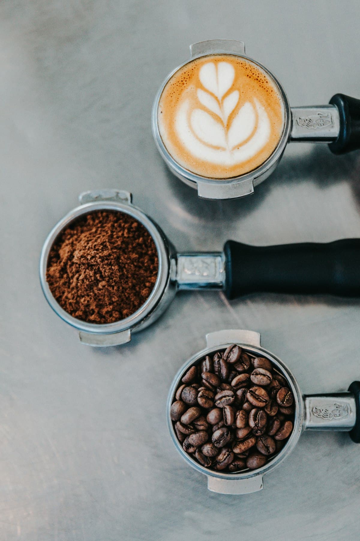 Portafilters : grains, mouture, latte art